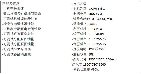 8PSB噴油泵試驗(yàn)臺(tái)